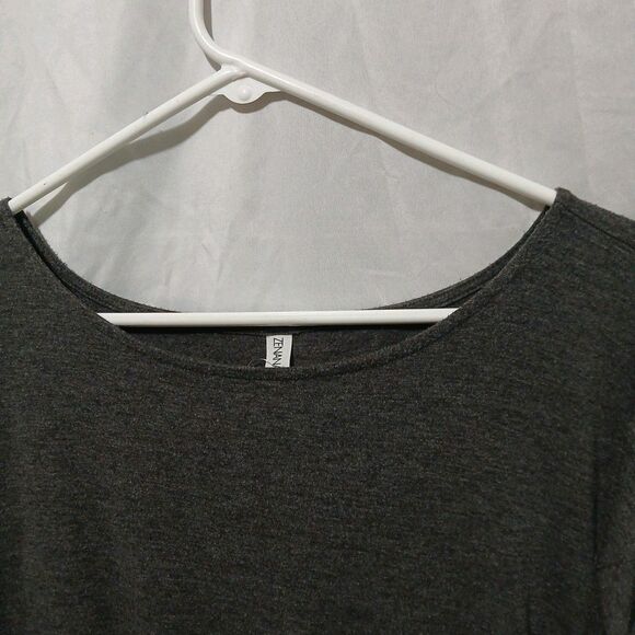 Zennana Premium Grey Shirt Dress Size M - Picture 6 of 8